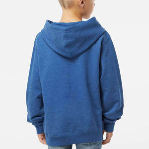 เสื้อฮู้ดซิปเต็มตัวผ้าฟลีซแขนยาวของเด็กผู้ชายปักโลโก้ตามสั่งสำหรับ2025 - Product Image 2