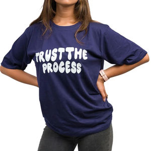 Prix de gros 100% haute qualité T-shirt homme personnalisé coupe ajustée respirant grande taille nouveau design T-shirts unis à impression en relief - Product Image 5