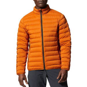 Chaqueta con cuello levantado de lona de invierno de talla grande al por mayor chaquetas acolchadas personalizadas de hombre de estilo moderno de nuevo diseño - Product Image 4