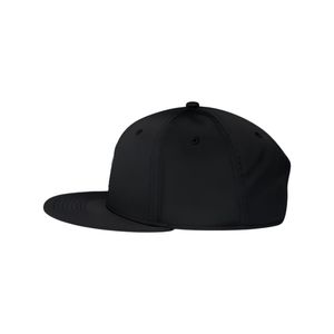 Casquette de golf légère à 6 panneaux avec logo personnalisé, visière plate, bande de couture intérieure, respirante, à fermeture snapback pour les activités sur le parcours de golf - Product Image 2