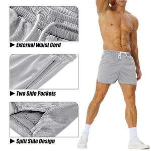 Shorts de sport décontractés pour hommes Single Woven Quick Dry Solid Color Running Fitness Streetwear Shorts For Men Quick Dry Sports Tight - Product Image 5