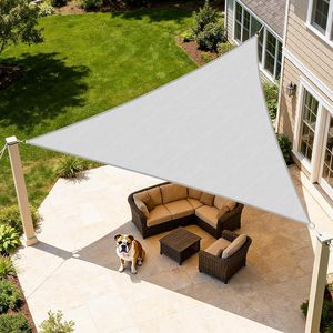 12FT X12FT X17FT Light Grey HDPE Sunshade Sail for Gardens Outdoor Patio Greenhouse <b>Privacy</b> <b>Screen</b> Brand New - Product Image 1