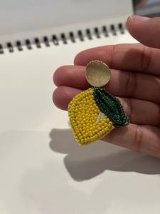 Pendientes Únicos para Mujer Hechos con Cuentas de Vidrio 100%, Diseño de Cuentas Atractivo, Ligeros, Cómodos y de Alta Calidad - Product Image 3