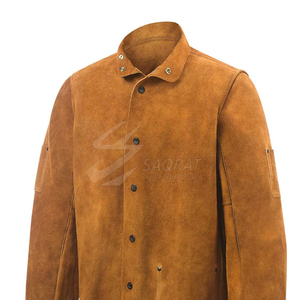 Veste d'hiver pour le soudage de vêtements de travail ignifuges et imperméables avec col montant Logo avant personnalisé Fabriqué au Pakistan Vente en gros - Product Image 3
