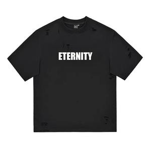 <b>Vintage</b> 100% Cotton Baggy Plain <b>Tshirt</b> for Men 300 GSM Oversized Distressed Jersey Summer Clothing Garment Dyed Plus Size - Product Image 6