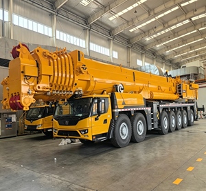 Grúa telescópica amarilla XCA1000G9-1 de servicio pesado con motor, bomba y engranajes, altura de elevación de 153 m para patios de construcción - Product Image 2