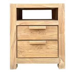 Table de chevet avec tiroir, meubles de chambre à coucher - Product Image 3