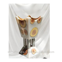 Brûleur d'encens en cône de bois de santal, design arabe, religieux, coriandre, écologique, durable, cadeaux, vente chaude