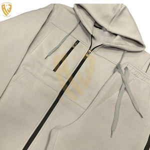 Mejor cantidad al por mayor último diseño llano hombres chándales precios bajos color sólido hecho a medida hombres chándal con sudaderas con capucha - Product Image 5