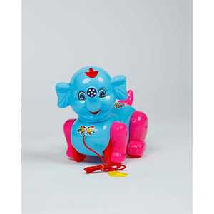 Jouet d'éléphant paresseux en plastique musical à tirer, ensemble géant ludique pour enfants - Product Image 4