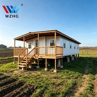 Maison préfabriquée extensible en conteneur, maison mobile portable avec cuisine et salle de bain pour les travailleurs agricoles
