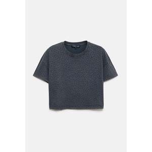 Camiseta Corta con Bordado de Piedras - Product Image 5