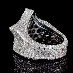 Nouvelle tendance 14K Gold Lab Grown Diamond Hip Hop Ring pour hommes VS Clarity Jewelry Diamond Friends Rings - Product Image 2