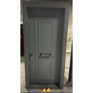 Puertas de acero modernas de alta calidad para Villa de lujo y entrada frontal exterior de apartamento con apariencia de piedra - Product Image 1