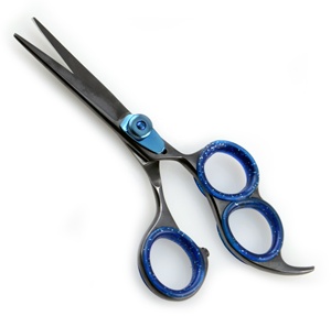 KOUNAIN Ciseaux professionnels de coupe de barbe à trois anneaux de 5.0 pouces Ciseaux de coiffure à bord tranchant Outil de beauté - Product Image 2