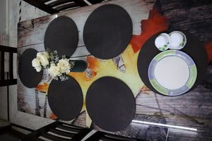 Real Leather Top Quality <b>Round</b> Placemat Waterproof Wear Resistant Oil Proof Dining <b>Table</b> <b>Mat</b> Heat-Insulating - Product Image 2