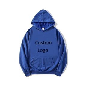 Sweat-shirt à capuche en coton surdimensionné 400GSM en gros, uni, broderie, avec impression de logo personnalisé, sweat-shirt décontracté pour hommes - Product Image 4