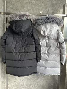 Veste d'hiver longue en duvet de haute qualité Mose avec logo personnalisable, fermeture éclair, col montant, solide, séchage rapide, respirante, décontractée, style bulle - Product Image 3
