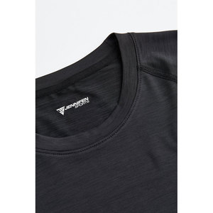 Camiseta de Secado Rápido, Talla Grande, Al Por Mayor, de Alta Calidad para Hombre, Tejido Texturizado de Algodón/Poliéster, Cuello Redondo, Logotipo Personalizado, Etiqueta Interior en el Cuello - Product Image 2