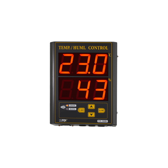 CONOTEC FOX-300JR1 Temperature and Humidity Controller Designed the Big Size FND2.3" in Ordemr to See It Easily From a Distance