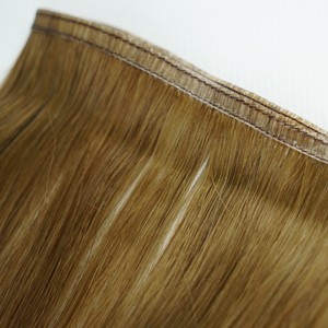 Trame plate droite de haute qualité cheveux russes extensions de cheveux humains vierges couleur 6 tendance chaude lisse soyeux avec une structure solide - Product Image 4