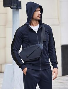 Chándal Deportivo para Hombre, Informal, para Entrenamiento, con Cremallera Completa - Product Image 2