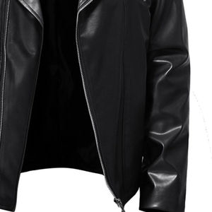 2025 OEM Original negro chaqueta de cuero de moto para hombre de alta calidad bajo Moq hecho a medida al por mayor chaqueta de moda de cuero - Product Image 2