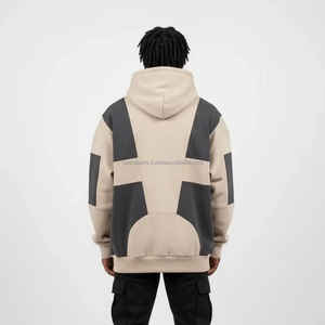 เสื้อฮู้ดดี้ผ้าฟลีซคอตตอน 100% คุณภาพสูงจากโรงงานผู้ผลิต (OEM) ดีไซน์ทันสมัย ทรงหลวม ไหล่ตก  พร้อมบริการสกรีนโลโก้แบบ DTF  ผ้าหนา - Product Image 6