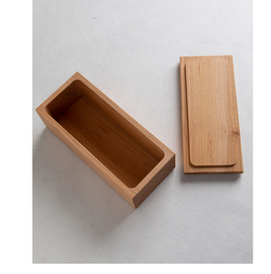 Caja de mantequilla de madera con tapa acrílica accesorios de cocina cuadrados diseño superior Caja de mantequilla de madera a precio barato - Product Image 3