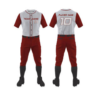 Style Unique de haute qualité concevez vos propres uniformes de baseball 100% polyester uniformes de baseball en tissu - Product Image 4