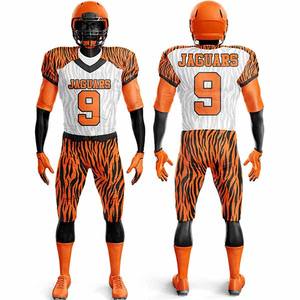 Dernier modèle d'uniforme de football américain pour jeunes à manches courtes Nouveau style de maillot de football américain au prix de gros - Product Image 5