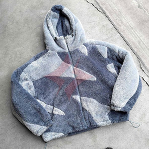 Chaqueta de Forro Polar Sherpa Personalizada al por Mayor, Chaqueta Informal Unisex con Cremallera Larga, Prenda Exterior de Alta Calidad Personalizable - Product Image 2