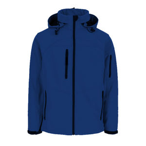 Men's Soft Shell Warm Winter Fleece <b>Jacket</b> in Solid Color Customize with Embroidery Screen and Digital Printing Sublimation - Product Image 2