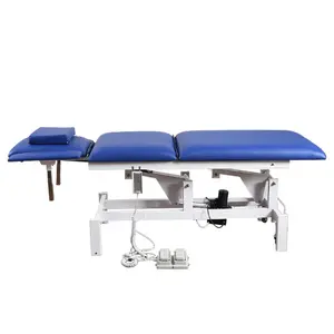 مصنع فوشان العظيم طاولة سرير التدليك سوداء اللون مع ارتفاع قابل للتعديل طاولة ZC3