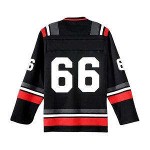 Maillots de hockey sur glace personnalisés, ensembles uniformes par sublimation, respirants, séchage rapide, coutures durables, 100% polyester, unisexe adulte 2025 - Product Image 6