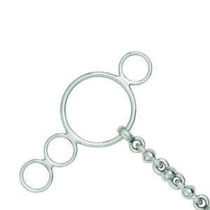 Waterford Elevator Gag Bit | Mèche à mâcher en acier inoxydable pour chevaux forts, entraînement et tack équestre professionnel - Product Image 3