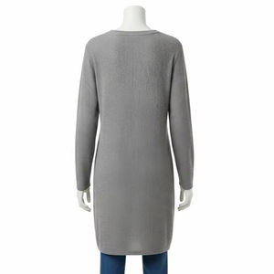 ชุดเดรสลำลองผ้าฝ้ายเนื้อนุ่มพิมพ์ลายด้วยเส้นด้ายแบบนูน แขนยาว เหมาะสำหรับใส่ในชีวิตประจำวัน แฟชั่นเสื้อผ้า ตลาดขายส่ง ศูนย์การค้า - Product Image 1