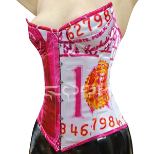 Corsé con Aros y Estampado de Dólares, Estilo Urbano y Sexy para Mujer, Moldeador de Cuerpo con Diseño de Dinero, Proveedor de Ropa - Product Image 3
