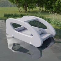 Catamarán Inflable Plegable de 4.5m con Energía Solar - Bote Eléctrico con Energía Solar para Diversión en Cruceros