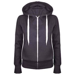 Winter Plain Hoody Girls Zip Sudaderas con capucha y sudadera para mujer - Product Image 3