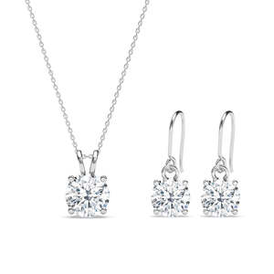 Compre en Línea Conjuntos de Pendientes de Plata de Ley 925 de Primera Calidad para Bodas - Product Image 1