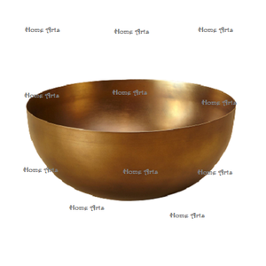 Bol décoratif en laiton de conception classique Bol de service de fruits secs de forme ronde de qualité supérieure à un prix abordable - Product Image 4