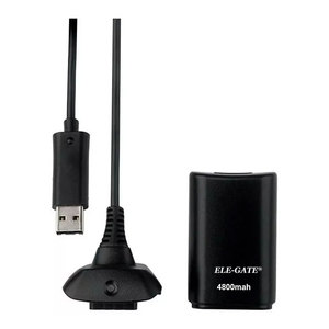 Kit con caricabatterie, cavo di ricarica e 2 batterie per Xbox 360 - Kit accessori - Product Image 3