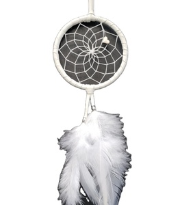 Atrapasueños de corazón feliz colgando sobre la cama atrapasueños personalizado para colgar en la pared decoración del hogar - Product Image 1