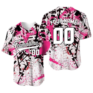 Vente en gros de vêtements de sport tendances pour hommes, maillot de baseball à manches courtes par sublimation personnalisé, impression de maillot vierge personnalisable - Product Image 2