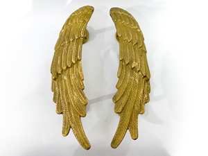 Poignées de porte en métal au design plumes, pour portes intérieures et extérieures, décoration, articles de quincaillerie de luxe pour meubles, poignées pour la maison et le bureau - Product Image 2