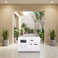 Thermostat mural pour ventilo-convecteur industriel non programmable à 3 vitesses, économie d'énergie, en plastique ABS ignifuge, Telin AC0022