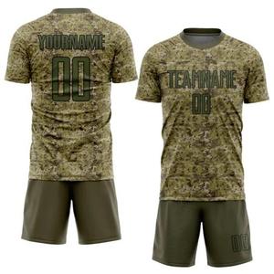 OEM Sublimation Soccer Wear France Soccer Jerseys New Design Camouflage Soccer Uniform Set Breathable Football Uniforms MS-SC-09 - Product Image 4