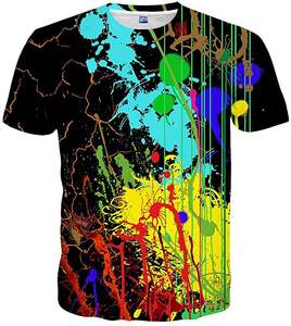 T-Shirt Homme 100% Coton Col O/V Personnalisable Logo Sublimation Impression High Street Style avec Motif Photo Unique - Product Image 3