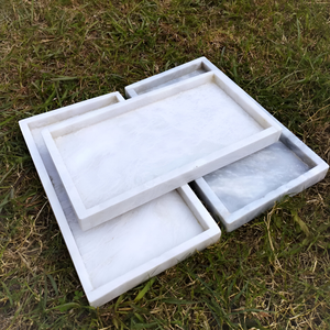 Luxueux plateau de service en marbre pour la décoration de Noël Usine directe en gros Meilleure qualité Vente chaude Choix de vacances parfait - Product Image 6